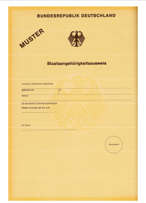Staatsangehörigkeitsausweis