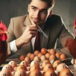 Unterscheide zwischen den Hühner-Eiern