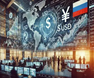 US-Dollar - Russischer Rubel