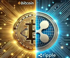 Bitcoin vs Ripple XRP 50% drop