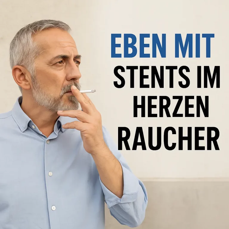 Leben mit Stents im Herzen Raucher