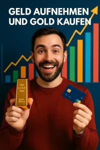 Geld aufnehmen und Gold kaufen