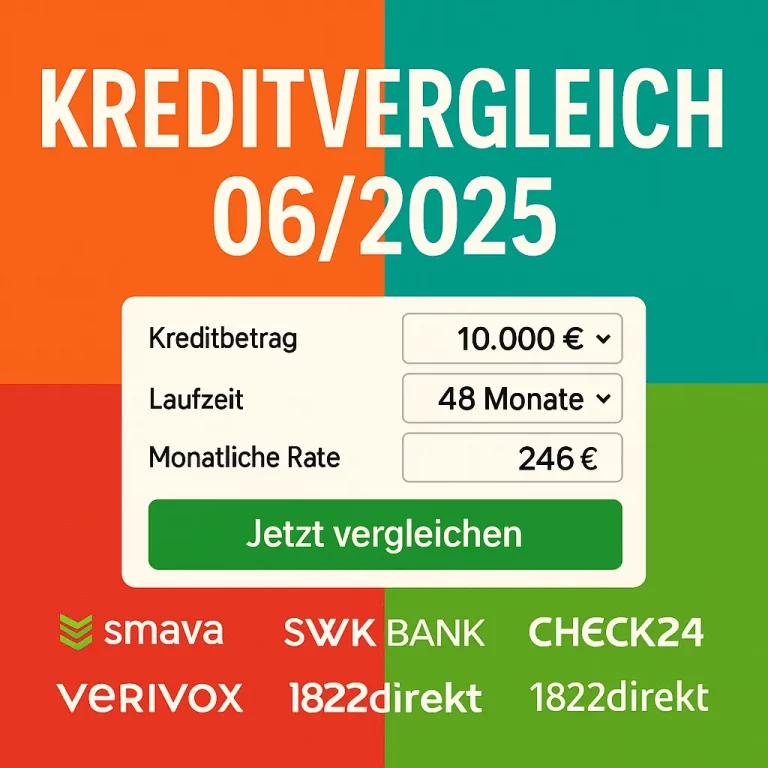 Kreditvergleich Juni 2025