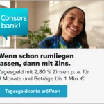 Consorsbank Tagesgeld