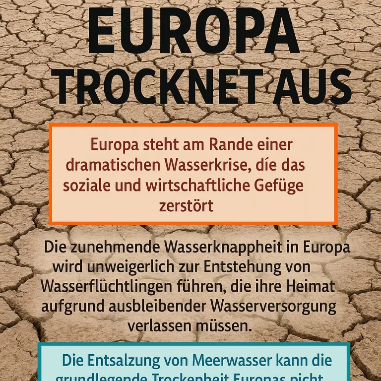 Wasserknappheit in Europa