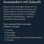 Wasserreichste Länder