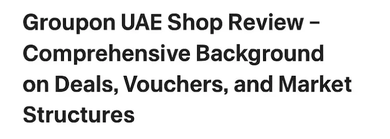 Groupon UAE