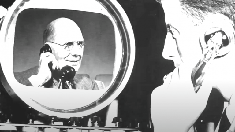 Erste Video-Live-Telefonie Historische Entwicklung