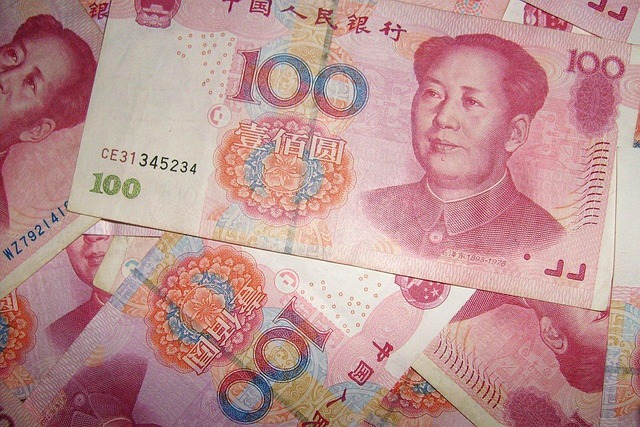 Gold gedeckter Yuan