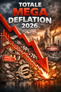 Totale Mega Deflation 2026: Immobilien & Kreditausfälle