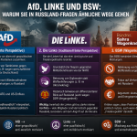 AfD, Linke, BSW Russland Politik Analyse