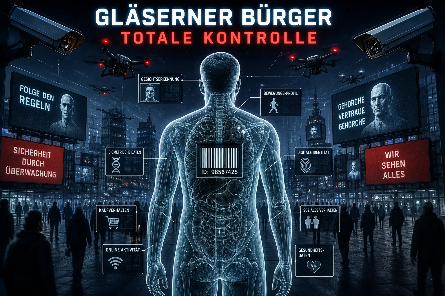 Analyse zu implantierten Mikrochips in Schweden, Biohacking, Datenschutz, EU-Regulierung, ethische Risiken und gesellschaftliche Entwicklungen im digitalen Identitätszeitalter