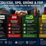 CDU SPD Grüne FDP Macht & Russland Analyse