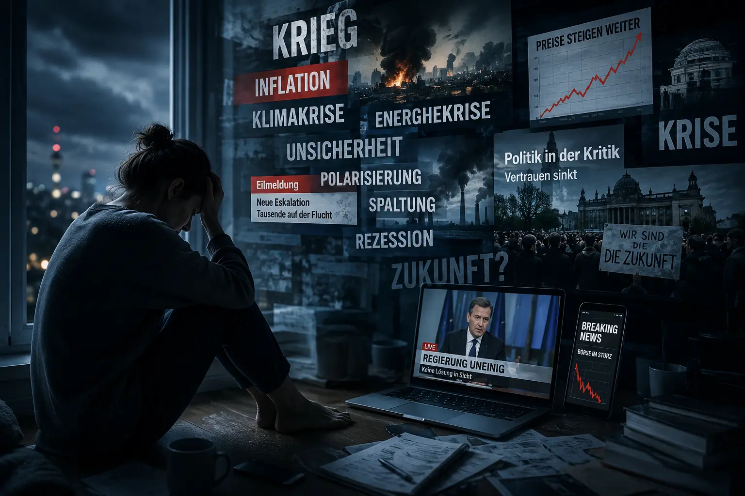 Politische Überforderung + Depression